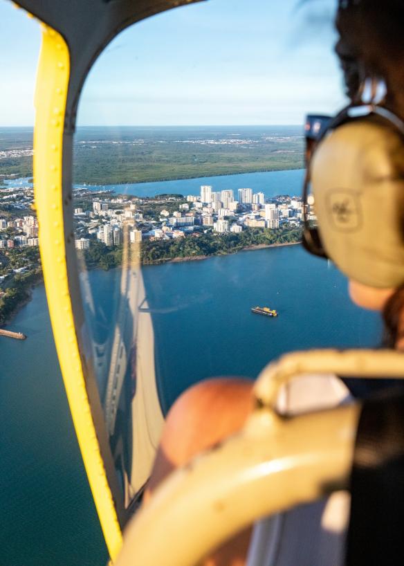 Airborne Solutions Heli Pub Crawl, Darwin, Territoire du Nord © Liam Neal