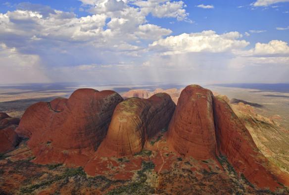 Vue aérienne, Kata Tjuta, NT © Bill Peach Journeys