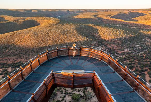 Kalbarri Skywalk, Kalbarri National Park, Australie Occidentale © Tourism Western Australia