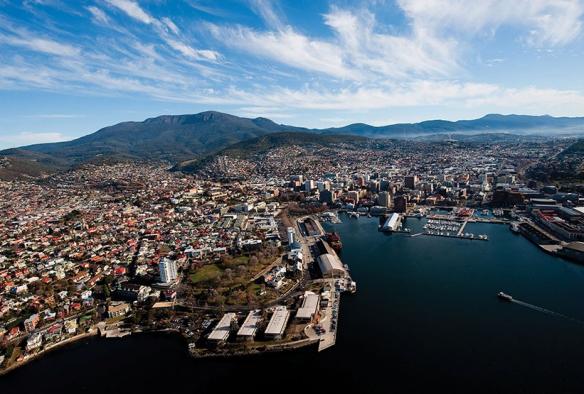 Hobart City, Hobart, Tasmanie © Tourism Tasmania / Alastair Bett