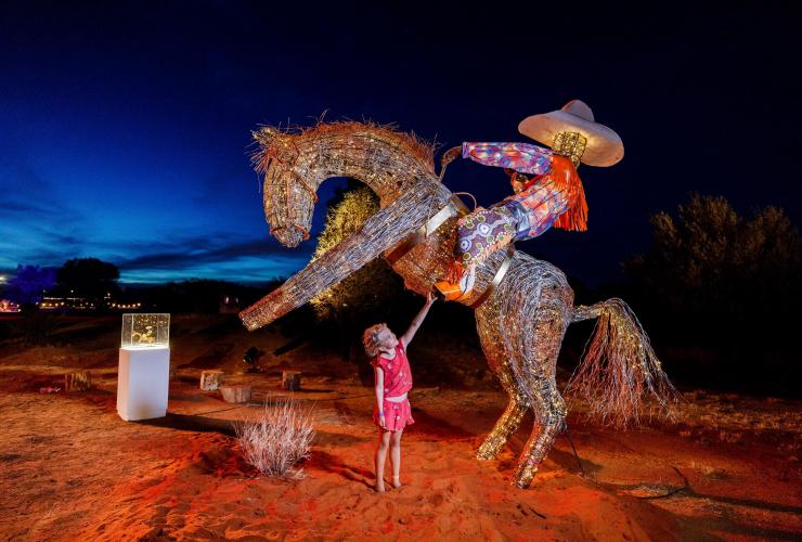 Parrtjima - A Festival in Light 2019, Alice Springs, Northern Territory © © Tourism Northern Territory/Northern Territory Major Events