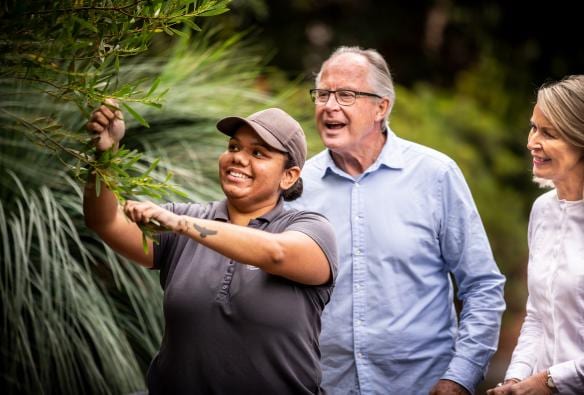 Tour aborigeni, Royal Botanic Garden Sydney, New South Wales © Tourism Australia