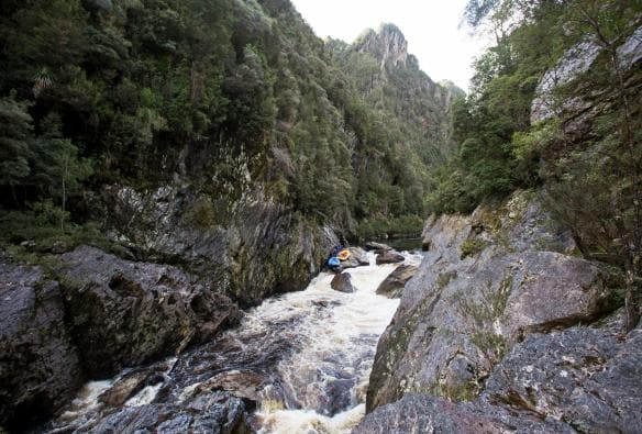 Franklin River Rafting, Franklin River, Tasmania © Tourism Australia