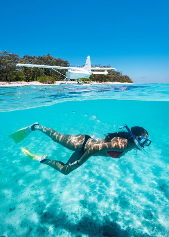 Snorkeling a Heron Island nel Queensland © James Vodicka