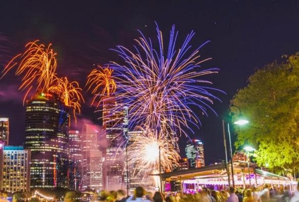 Riverfire, Brisbane, Queensland © Brisbane River Fire