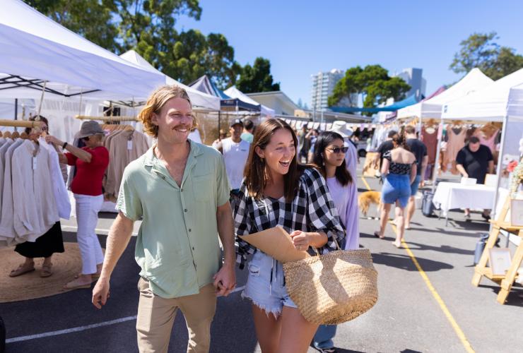 The Village Markets, Gold Coast, Queensland © Tourism and Events Queensland