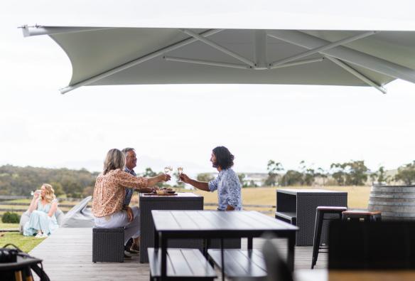 Boomer Creek Vineyard & Cellar Door, Little Swanport, Tasmania © Tourism Australia