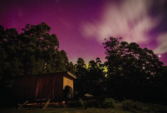 Aurora australe, Bruny Island, Tasmania © Tourism Australia