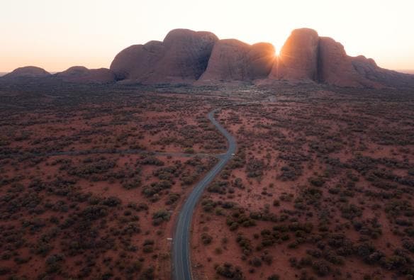 Kata Tjuta, Uluru-Kata Tjuta National Park, Northern Territory © Tourism NT/Nic Morley