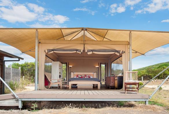 Pebble Point Glamping, Great Ocean Road, Victoria © Pebble Point 