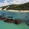 クイーンズランド州、モートン島、難破船タンガルーマ号 © Tourism and Events Queensland