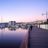 タスマニア州、ロンセストン、ロンセストン・シーポート・ボードウォーク © Tourism Australia
