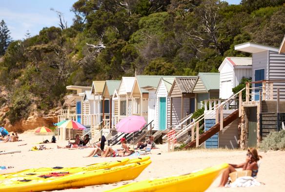 ビクトリア州、モーニントン半島、ベージング・ボックス © Visit Victoria
