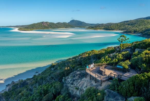クイーンズランド州、ウィットサンデー諸島、ホワイトヘブン・ビーチ © Tourism Australia