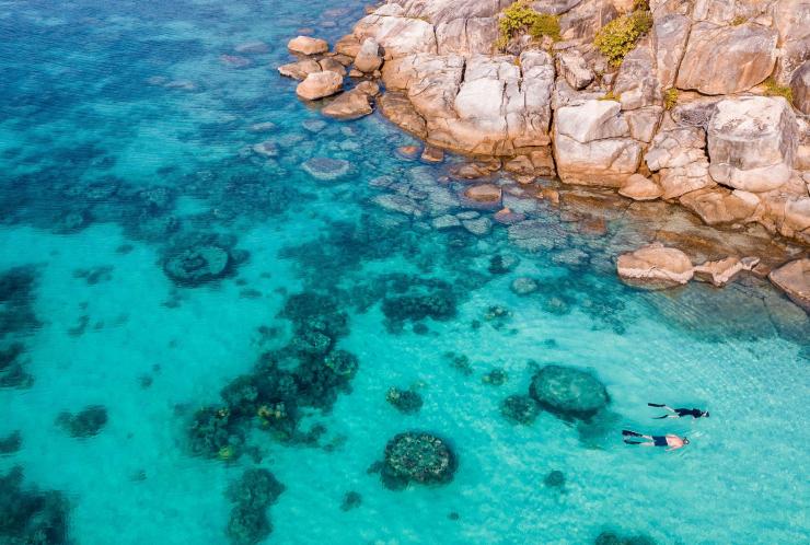 クイーンズランド州、グレート・バリア・リーフ、リザード島、シュノーケリング © Lizard Island