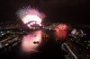 새해 전야제 불꽃놀이, 시드니 하버, 뉴사우스웨일스 © 시드니