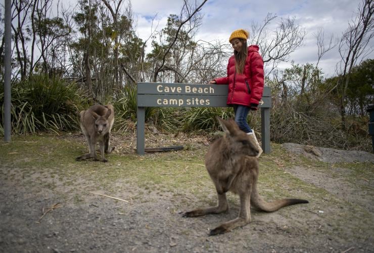 케이브 비치 캠핑장, 부더리 국립공원, 뉴사우스웨일스 © 호주정부관광청