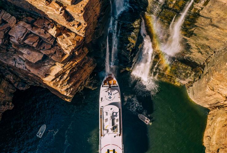 킹 조지 폭포를 공중에서 내려다본 모습, 킴벌리, 서호주 © 트루 노스