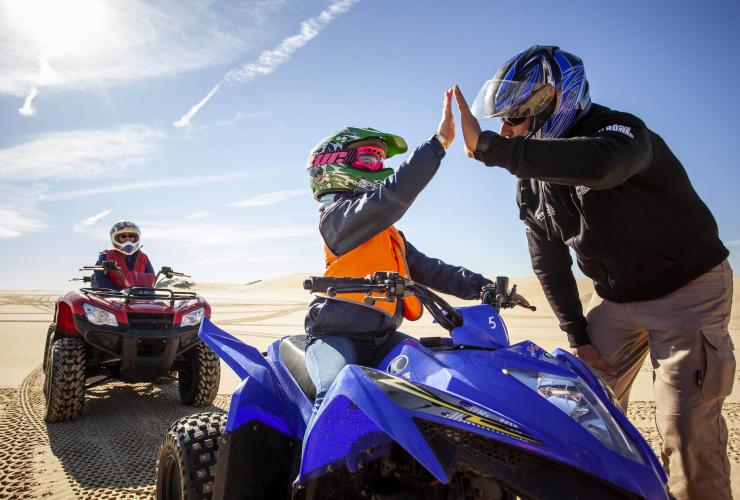 Sand Dune Adventures, Stockton Beach, Port Stephens, New South Wales © Tourism Australia