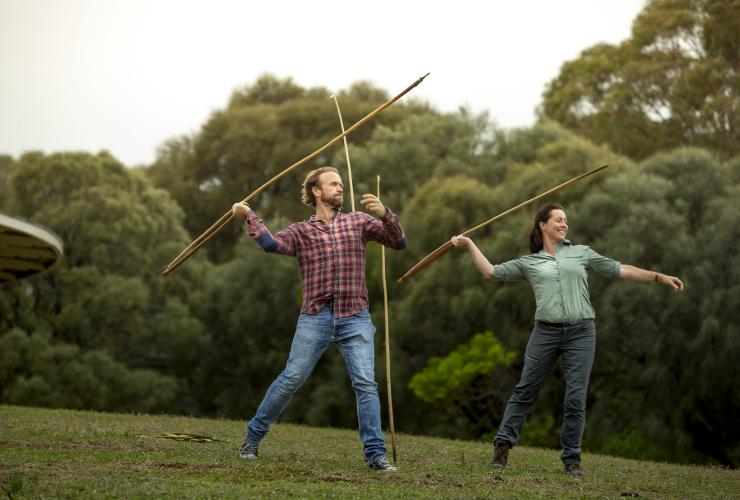 Worn Gundidj at Tower Hill, Tower Hill Wildlife Reserve, Victoria © Archie Sartracom