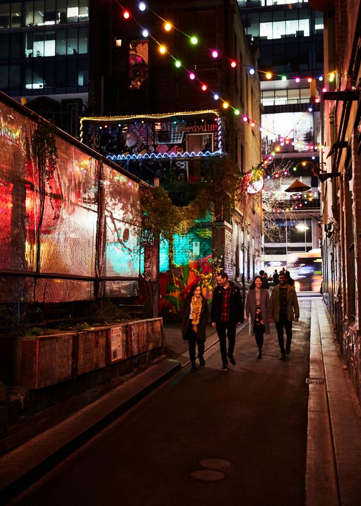 Bar Section 8, Tattersalls Laneway, Melbourne, VIC © Visit Victoria