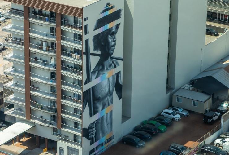 Mural painted during Darwin Street Art Festival, Darwin, NT © Shannyn Higgins