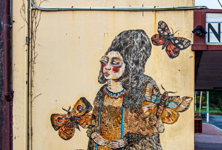 Mural, Queenstown, Tasmania © Places We Go