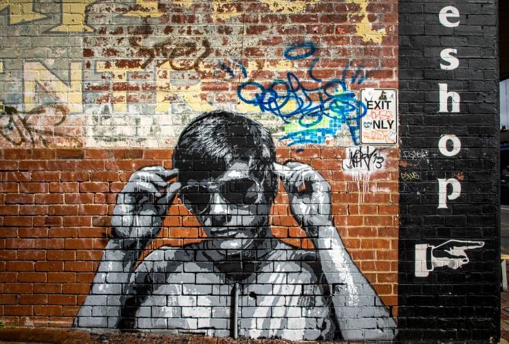 Graffiti, Mount Lawley, Perth, Western Australia © Stephen Nicholls