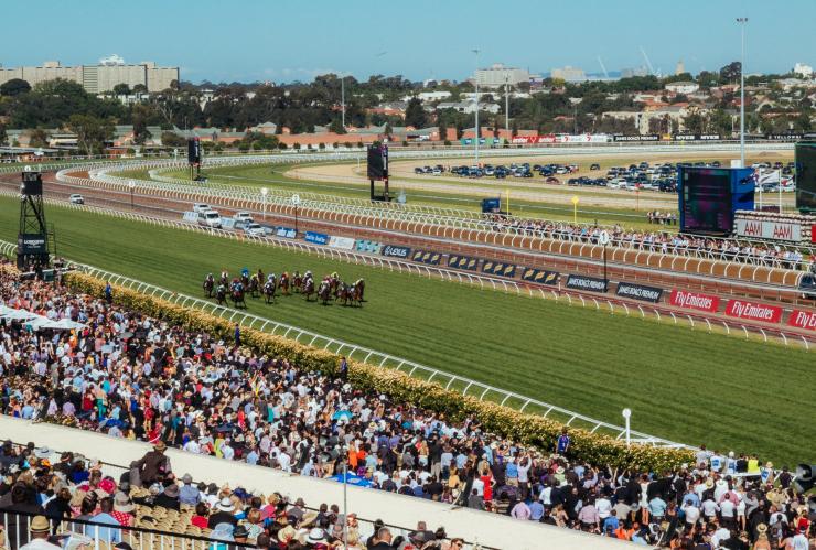 Melbourne Cup Carnival at Flemington Race Course, Melbourne, VIC © Tourism Australia, Time Out Australia
