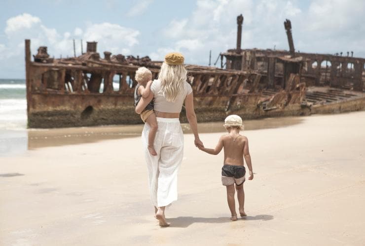 S.S. Maheno, K’gari, Queensland © Tourism and Events Queensland