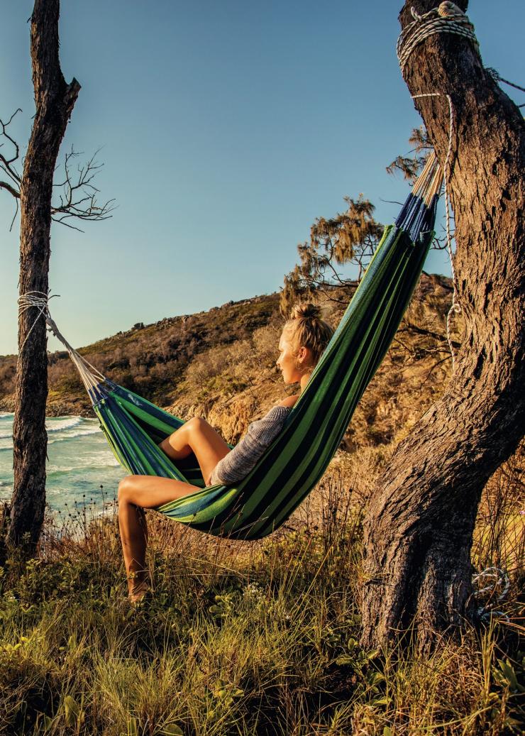 Hammock, Moreton Island, Queensland © Tourism and Events Queensland