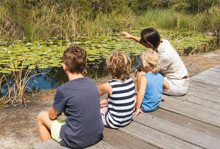 Junior Eco Rangers, Kingfisher Bay Resort, K'gari, Queensland © Kingfisher Bay Resort