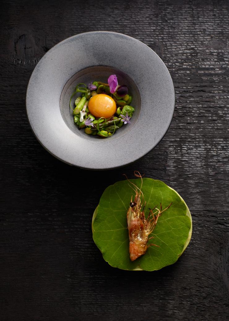 Plated dish Brae, Birregurra, Victoria © Brae 