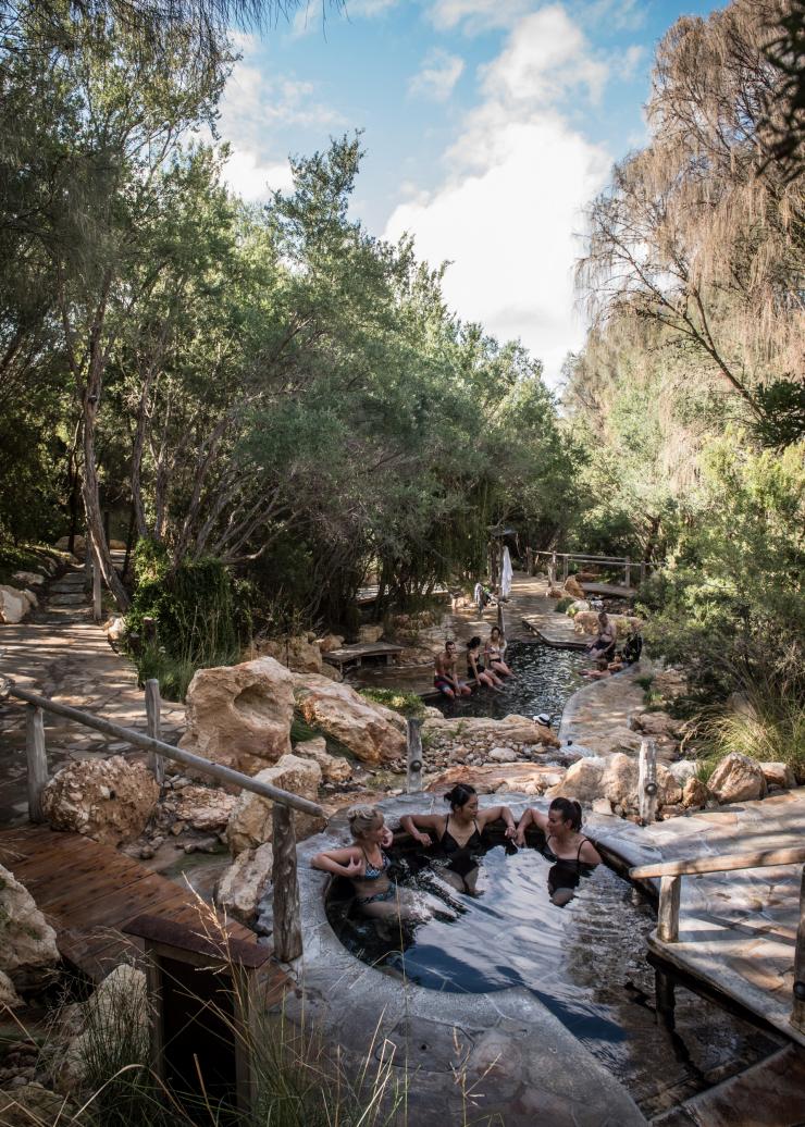 Bathing gully at Peninsula Hot Springs, VIC © Peninsula Hot Springs