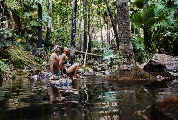 Suối nước nóng Zebedee Springs, Công viên hoang dã El Questro, Tiểu bang Tây Úc © Tourism Western Australia