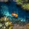 Floating in Bitter Springs, Elsey National Park, NT © Tourism NT/Let's Escape Together 