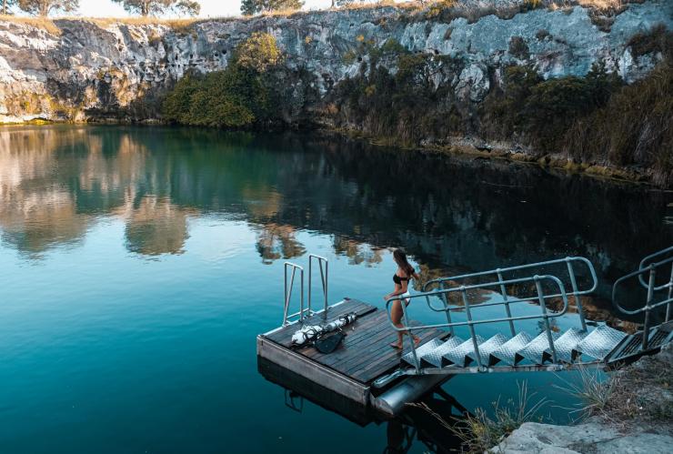 Little Blue Lake, Limestone Coast, SA © Lucy Adamopoulos
