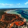 Aerial shot of Big Lagoon, Shark Bay, WA © Australia’s Coral Coast