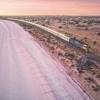 Indian Pacific Train, Lake Hart, SA © Journey Beyond