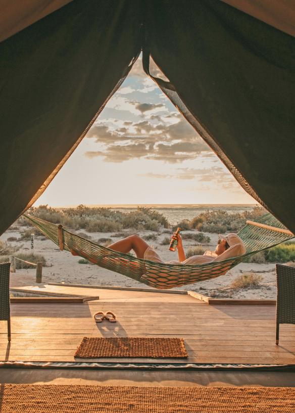 Wilderness Tent at Sal Salis, Ningaloo Reef, WA © Sal Salis Ningaloo Reef