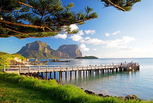 Cầu tàu tại Khu nghỉ dưỡng Capella Lodge, Đảo Lord Howe, Tiểu bang New South Wales © Baillie Lodges