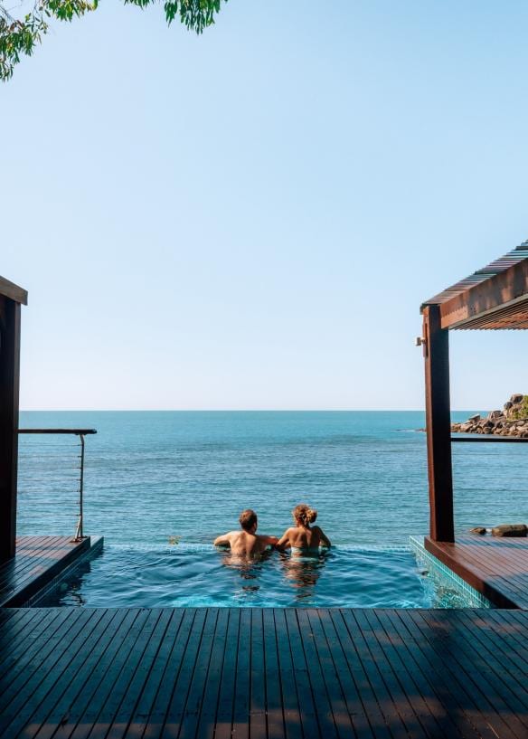 Khu nghỉ dưỡng Bedarra Island Resort, Rạn san hô Great Barrier, Tiểu bang Queensland © Tourism and Events Queensland