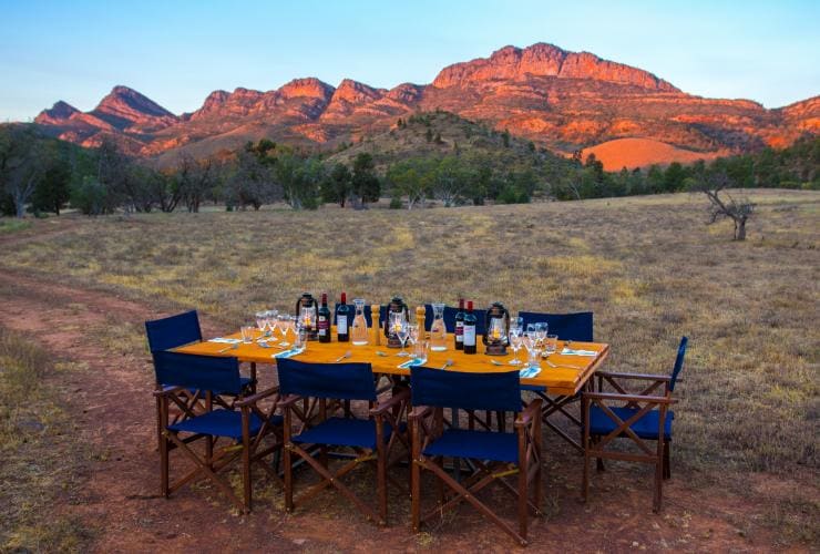 The Arkaba Walk, Black's Gap Camp, Flinders Ranges, SA © Wild Bush Luxury / Great Walks of Australia