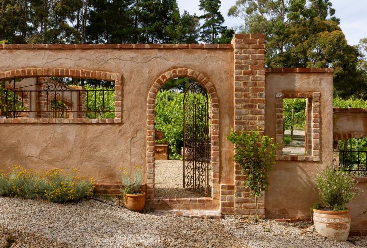 A Tuscan-style building at Between the Vines, Adelaide Hills, South Australia © Frame