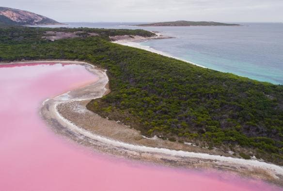 Hồ Hillier, vùng Golden Outback, WA © Australia’s Golden Outback