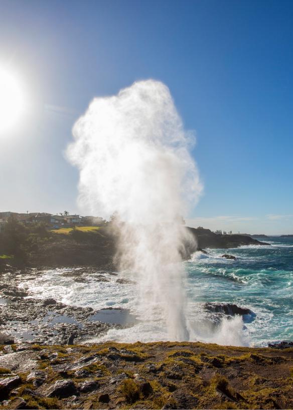 Lỗ phun nước Kiama, Kiama, NSW © Destination NSW