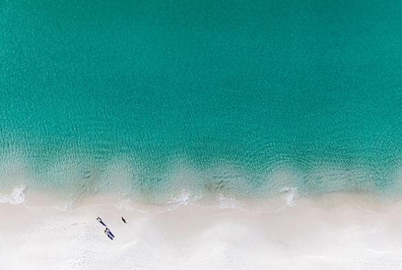 新南威爾士州杰維斯海灣的Hyams Beach©澳洲旅遊局