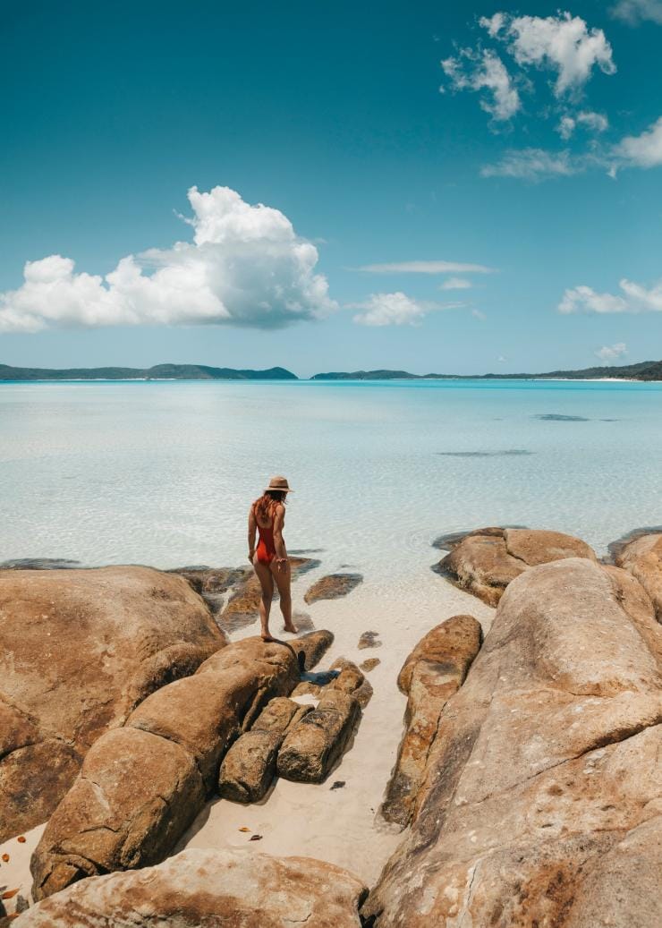 昆士蘭州聖靈群島的白天堂沙灘©昆士蘭旅遊及活動推廣局