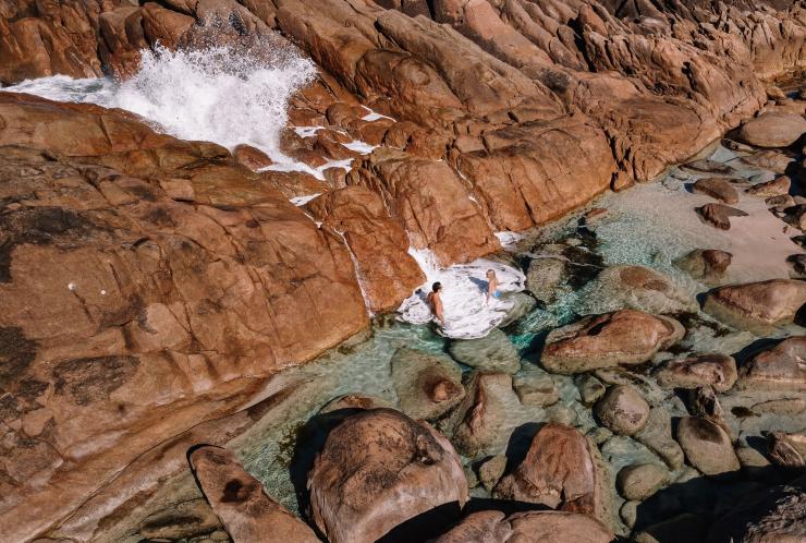 西澳州亞林加普海角的因吉度天然水療（Injidup Natural Spa）©澳洲旅遊局
