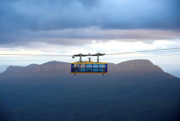 新南威爾士藍山卡通巴（Katoomba）的Beyond Skyway體驗©Cam Jones Imagery